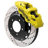 Wilwood 99-12 Porsche 911 (996/997) Aero6 Front Brake Kit Drill/Slot 14.00in Rotor W/Lines - Ylw Wilwood
