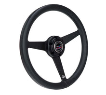 Load image into Gallery viewer, NRG Aluminum Steering Wheel 330mm - Heritage Solid Spoke - Ergonomic Grip - Anadized Black | RST-071-BK
