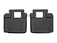 WeatherTech 14+ Maserati Quattroporte Rear FloorLiner - Black (fits Models w/4 Zone Climate Cntrl) | 445654