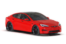 Load image into Gallery viewer, Rally Armor 21-24 Tesla Model S / S Plaid Black UR Mud Flap w/White Logo Mud Flaps Rally Armor   
