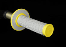 Load image into Gallery viewer, Renthal MX Dual Compound Grips Tapered 1/2 Waffle - Grey/ Yellow Misc Powersports Renthal
