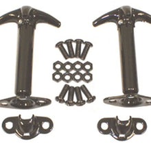 Load image into Gallery viewer, Rugged Ridge 41-95 Jeep CJ / Jeep Wrangler Black Hood Catch Kit Rugged Ridge
