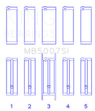 Load image into Gallery viewer, King Engine Bearings G.M.C. Saturn (Size +0.25mm) Main Bearing Set King Engine Bearings
