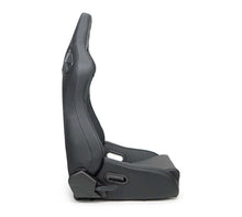 Load image into Gallery viewer, NRG Omega Reclinable Racing Seat (Pair) Black with Black Carbon Vinyl Back | RSC-750BK/BK L/R
