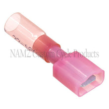 Load image into Gallery viewer, NAMZ Heat Sealable .25in. Male Quick Disconnect Teriminals 22-18g (25 Pack) Misc Powersports NAMZ   
