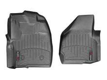 Load image into Gallery viewer, WeatherTech 12+ Ford F250/F350/F450/F550 Front FloorLiner - Black | 445821
