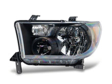 Load image into Gallery viewer, Raxiom 07-13 Toyota Tundra OEM Style Headlights- Black Housing- Clear Lens | TU31281
