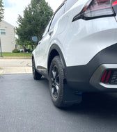 Rally Armor 23-24 Kia Sportage Black UR Mud Flap w/ Metallic Black Logo Mud Flaps Rally Armor   