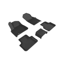 Load image into Gallery viewer, 3D MAXpider 2017-2020 Audi Q7/Q8 Kagu 1st 2nd Row Floormats - Black
