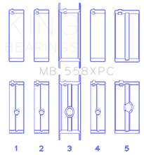 Load image into Gallery viewer, King Engine Bearings Chrysler 273/301/313/318/340 Main Bearing Set King Engine Bearings
