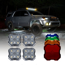 Load image into Gallery viewer, Diode Dynamics Stage Series SXS Rock Light Installer Kit - White Diffused M8 (4-pack) | DD7750
