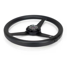 Load image into Gallery viewer, NRG Aluminum Steering Wheel 330mm - Heritage Solid Spoke - Ergonomic Grip - Anadized Black | RST-071-BK
