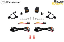 Load image into Gallery viewer, Diode Dynamics LED SSC1 Type G3M Fog Light Bracket Kit - White Diode Dynamics
