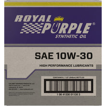 Load image into Gallery viewer, Royal Purple Premium Synthetic High Performance Multi-Grade 10W-30 Motor Oil - 1 Quart Royal Purple
