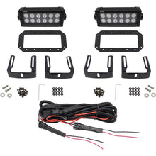 Load image into Gallery viewer, Westin HDX Flush Mount B-FORCE LED Light Kit (Set of 2) w/wiring harness - Black Westin
