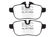 EBC 09+ BMW Z4 3.0 (E89) Ultimax2 Rear Brake Pads Brake Pads - OE EBC   