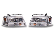 Load image into Gallery viewer, Raxiom 04-08 Ford F-150 Axial Series Projector Headlights- Chrome Housing- Clear Lens | T569353
