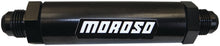 Load image into Gallery viewer, Moroso In-Line Fuel Filter - 6.5in -10An - 40 Micron SS Filter - Aluminum Moroso
