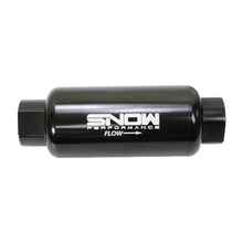Load image into Gallery viewer, Snow Performance Fuel Filter Pre Filter 100 Micron -12 ORB Inlet/Outlet Snow Performance
