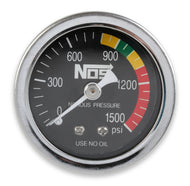 NOS/Nitrous Oxide System NOS Nitrous Gauge w/ Adapter 15925NOS