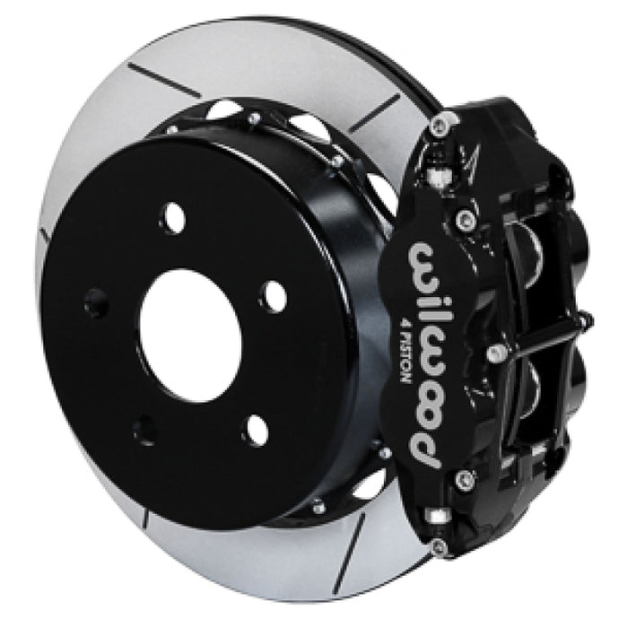 Wilwood 20-21 Jeep Gladiator Narrow Superlite 4R Rear Brake Kit Slotted 13.50in Rotor w/Lines - Blk Wilwood