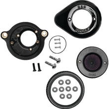 Load image into Gallery viewer, S&amp;S Cycle 2017+ M8 Models Stealth Air Stinger Kit w/ Gloss Black
