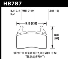 Load image into Gallery viewer, Hawk 15-17 Chevy Corvette Z51 DTC-60 Race Front Brake Pads Brake Pads - Racing Hawk Performance   
