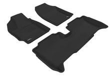 Load image into Gallery viewer, 3D MAXpider 2007-2011 Toyota Yaris Sedan Kagu 1st &amp; 2nd Row Floormats - Black | L1TY07201509
