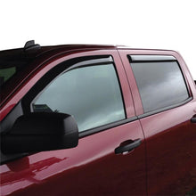 Load image into Gallery viewer, Westin 2014-2018 Chevy Silverado 1500 Crew Cab Wade In-Channel Wind Deflector 4pc - Smoke Westin
