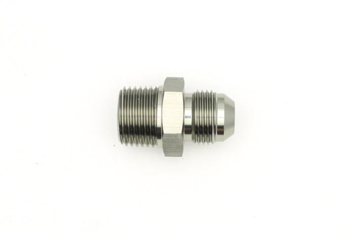 DeatschWerks 8AN Male Flare To 1/2in. Male NPT Adapter Fittings DeatschWerks