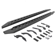 Go Rhino 05-22 Toyota Tacoma DC 4DR RB20 Slim Running Boards Kit (Incl. Brackets) - Tex. Blk | 69442987SPC
