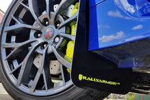 Load image into Gallery viewer, Rally Armor 15-21 Subaru WRX/STI Black UR Mud Flap w/Green Logo Mud Flaps Rally Armor   
