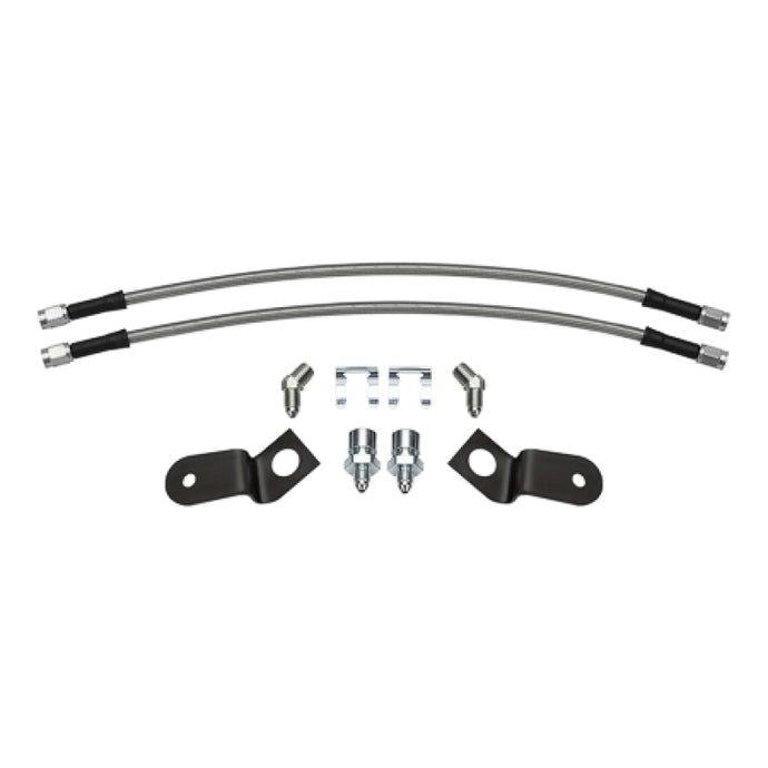 Wilwood 13-18 RAM 1500 4WD Braided Stainless Steel Flexline Hose Kit Wilwood