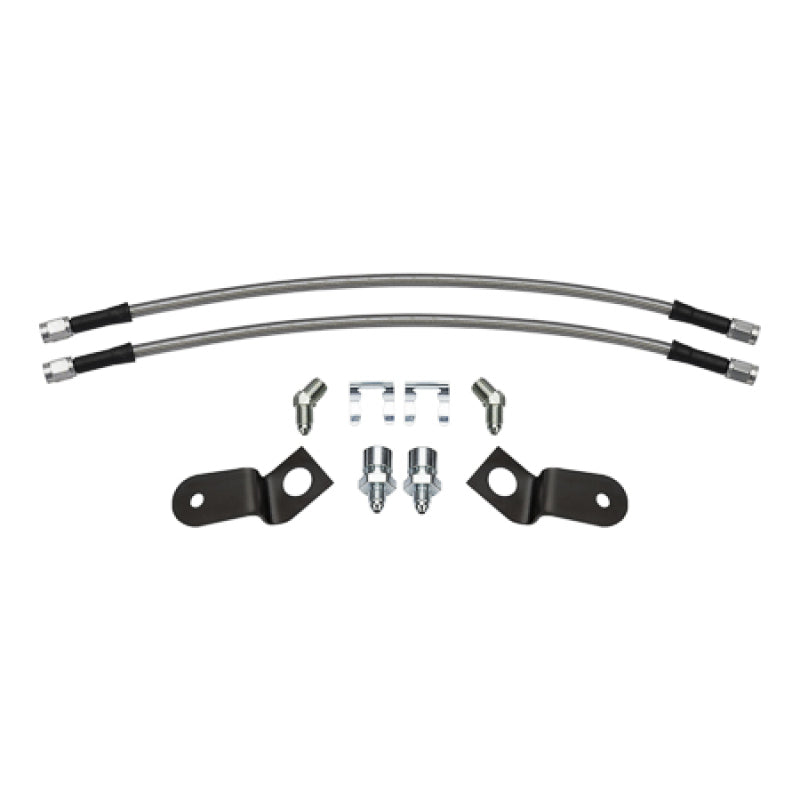 Wilwood 13-18 RAM 1500 4WD Braided Stainless Steel Flexline Hose Kit Wilwood