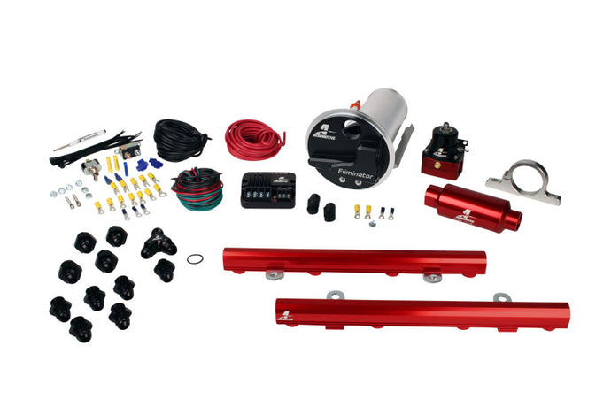Aeromotive 07-12 Ford Mustang Shelby GT500 5.0L Stealth Eliminator Fuel System (18683/14130/16306) Fuel Systems Aeromotive