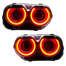 Load image into Gallery viewer, Oracle 15-23 Dodge Challenger LED Headlight Halo Kit - Red
