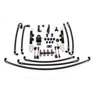 IAG Performance PTFE Flex Fuel System Kit with Injectors, Lines, FPR, Fuel Rails (Black/1300cc) IAG-AFD-2611BK