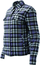 Load image into Gallery viewer, Kuryakyn Leather By River Road Cameo Flannel Moto Shirt Womens - Small Shirts Kuryakyn
