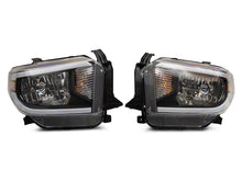 Load image into Gallery viewer, Raxiom 14-21 Toyota Tundra Axial Series Headlights w/ SEQL LED Bar- Blk Housing (Clear Lens) Headlights Raxiom
