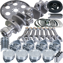 Load image into Gallery viewer, Eagle Chevy 350 1Pc 3.750in Crank 5.700in I-Beam Rod 4.040in Pistons 153 Tooth FP Balanced Assembly Eagle
