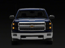 Load image into Gallery viewer, Raxiom 14-15 Chevrolet Silverado 1500 OE Style Headlights/ Black Trim- Black - Clear Lens | S169260
