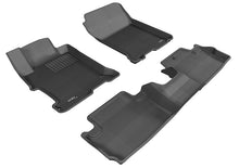 Load image into Gallery viewer, 3D MAXpider 2013-2017 Honda Accord Coupe Kagu 1st &amp; 2nd Row Floormats - Black | L1HD04901509
