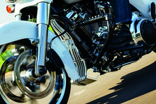 Load image into Gallery viewer, Kuryakyn Oil Cooler Cover Milwaukee-8 Chrome Kuryakyn
