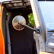 Load image into Gallery viewer, Rugged Ridge 97-18 Jeep Wrangler Black Round Quick Release Mirror Rugged Ridge
