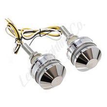 Load image into Gallery viewer, Letric Lighting Grip Ind Lghts Pol Cap Wht/Amb Misc Powersports Letric Lighting   
