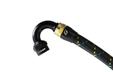 Load image into Gallery viewer, GReddy AN04 150 DEGREE HOSE END SWIVEL BLACK/GOLD ANODIZED | 12800415
