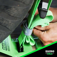 Load image into Gallery viewer, Rhino USA Cargo Tie-Downs Rhino USA Utv Wheel Chock Tie-Down Kit (2-Wheel Kit) (Green)
