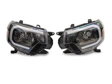 Load image into Gallery viewer, Raxiom 12-15 Toyota Tacoma Axial Series Headlights w/ LED Bar- Blk Housing (Clear Lens) Headlights Raxiom
