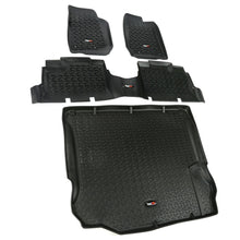 Load image into Gallery viewer, Rugged Ridge Floor Liner Front/Rear/Cargo Black 2011-2018 Jeep Wrangler Unlimited JK 4 Dr Rugged Ridge

