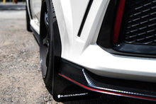 Load image into Gallery viewer, Rally Armor 17-22 Honda Civic Type R White UR Mud Flap w/Red Logo Mud Flaps Rally Armor   
